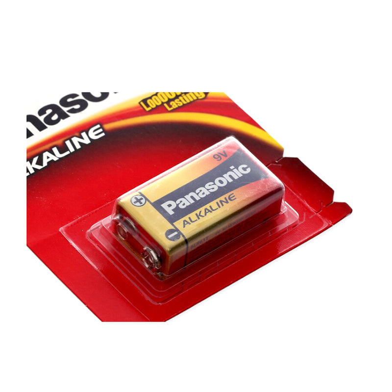 Pin Alkaline 9V Panasonic 6LR61T/1B, chuyên dùng cho ghita điện, micro, chuông báo cháy