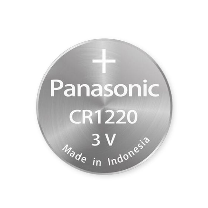 Pin cúc áo Panasonic CR-1220/5BN, đường kính 12mm, độ dày 2.0mm, vỉ 5 viên