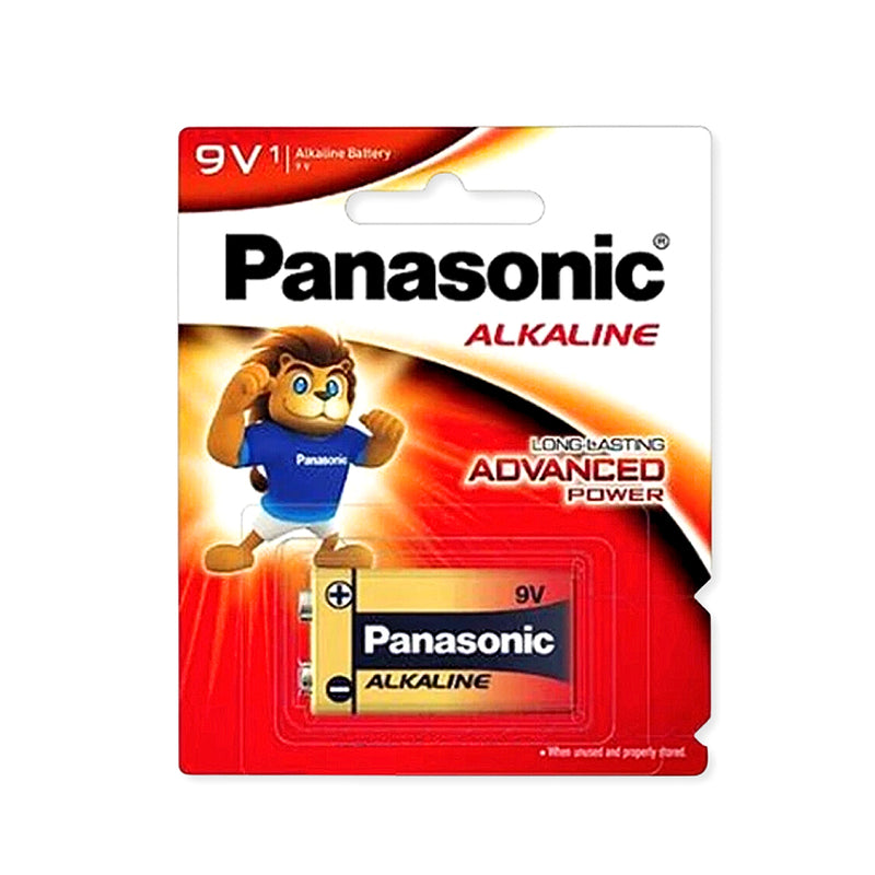 Pin Alkaline 9V Panasonic 6LR61T/1B, chuyên dùng cho ghita điện, micro, chuông báo cháy