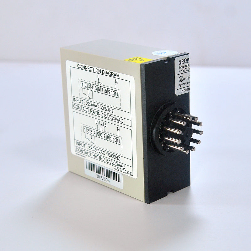 Relay Mikro MX-200 bảo vệ mất pha, bảo vệ điện áp 380V/AC