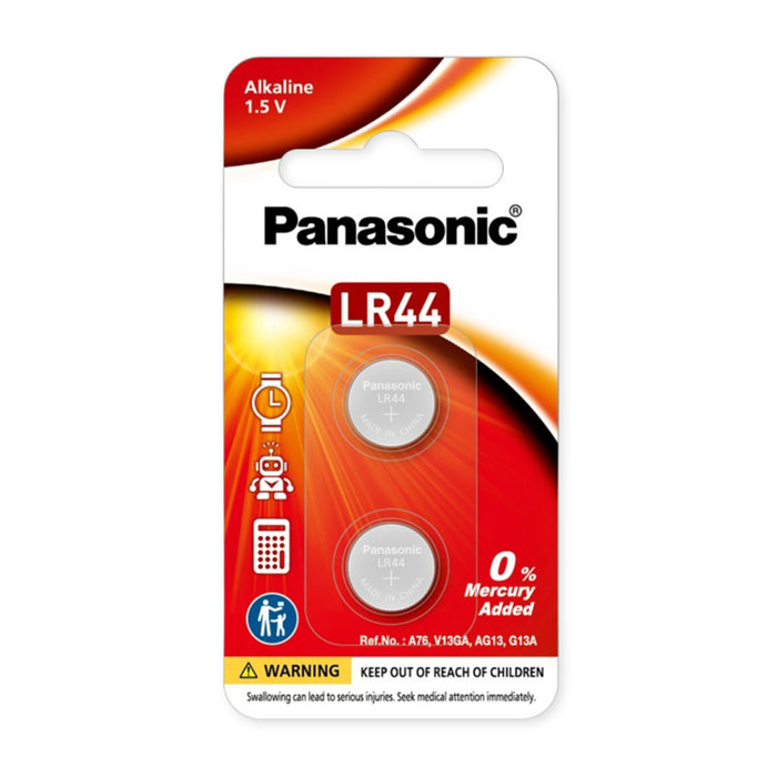 Pin cúc áo 1.5V Panasonic LR-44PT dành cho đồ chơi, đồng hồ, máy tính