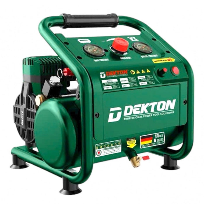 Máy nén khí không dầu Dekton M21-AC2906PRO công suất 1.5HP, dung tích 6L