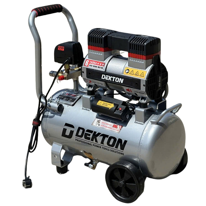 Máy nén khí không dầu hợp kim nhôm cao cấp Dekton DK-AC3930PROMAX công suất 2HP, dung tích 30L
