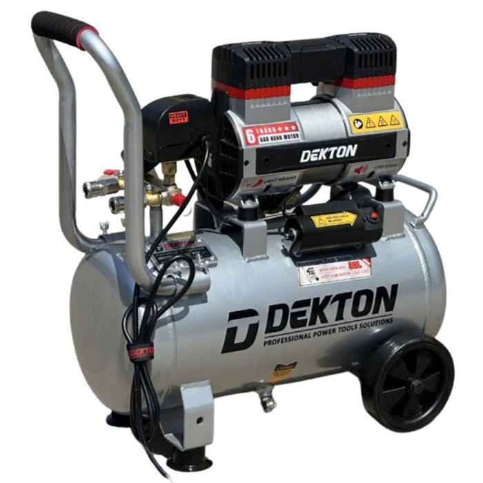 Máy nén khí không dầu hợp kim nhôm cao cấp Dekton DK-AC3930PROMAX công suất 2HP, dung tích 30L
