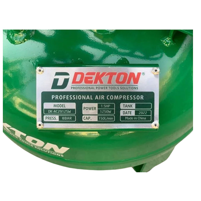 Máy nén khí không dầu Dekton DK-AC2912SW công suất 1.5HP, bình chứa 12L