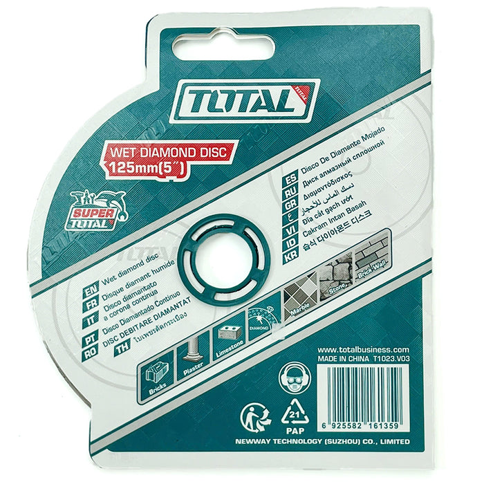 Đĩa cắt gạch ướt có phủ hợp kim nhân tạo 100 - 230mm TOTAL