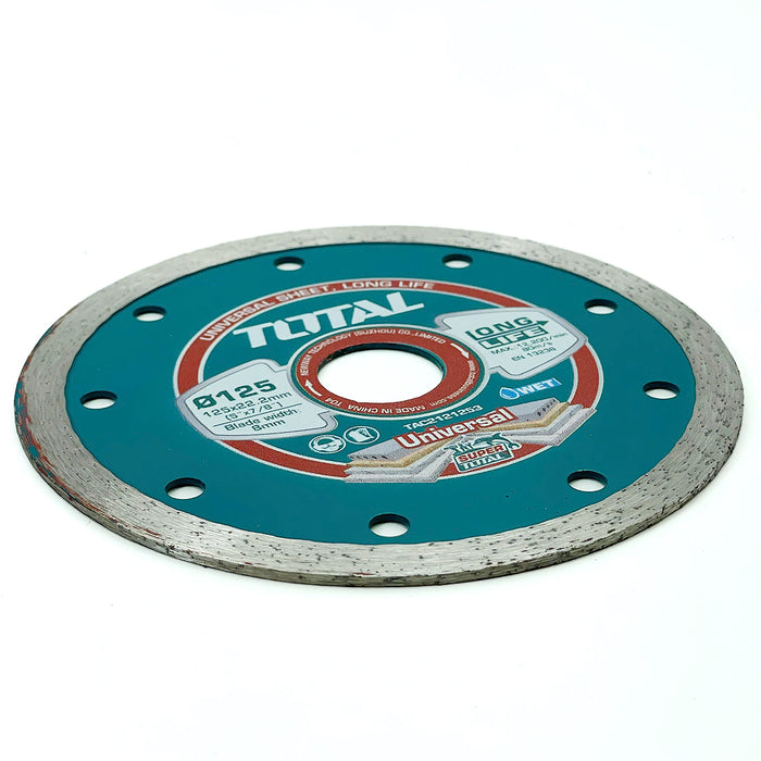 Đĩa cắt gạch ướt có phủ hợp kim nhân tạo 100 - 230mm TOTAL