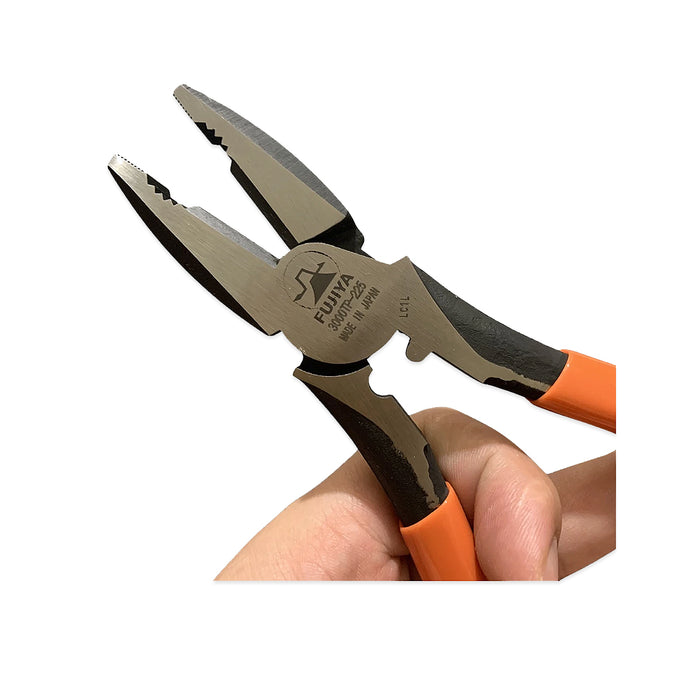 Kìm điện tác động mạnh 225mm (9 inch) Fuijya 3000TP-225, chất liệu thép hợp kim cứng cao cấp. Tiêu chuẩn RoHS. Xuất xứ Nhật Bản