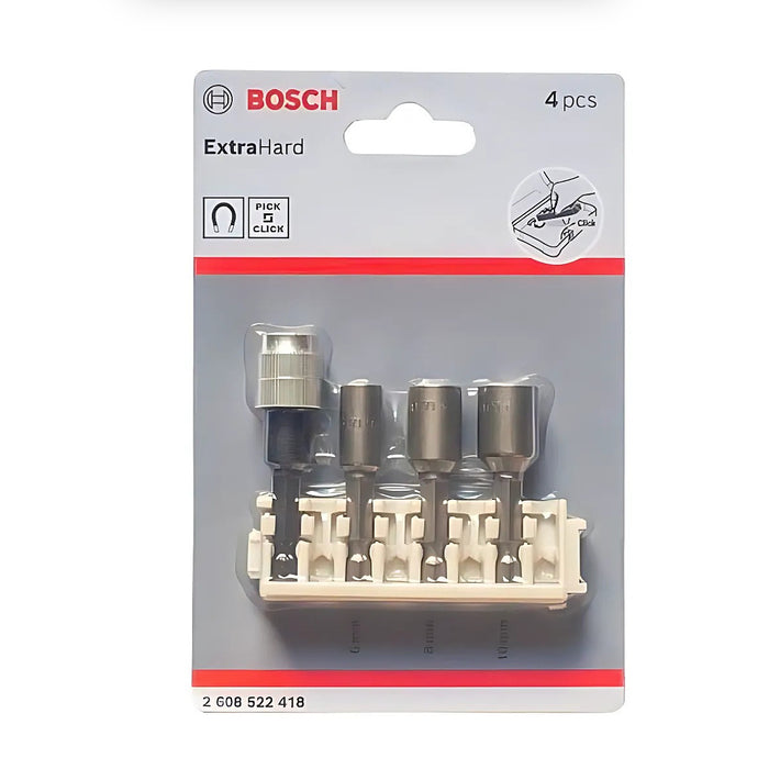 Đầu vặn ốc 6mm - 8mm - 10mm và đế giữ Bosch 2608522418