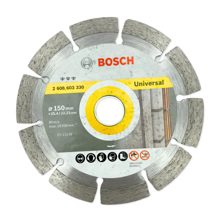 Lưỡi cắt kim cương đa năng Bosch đường kính từ 125mm - 230mm, lỗ cốt 22.2mm (Dòng Best)