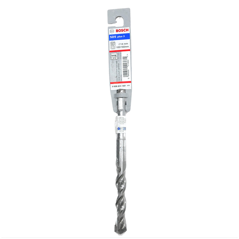 Mũi khoan bê tông SDS PLUS 3 Bosch đường kính từ 6mm - 14mm, đuôi gài