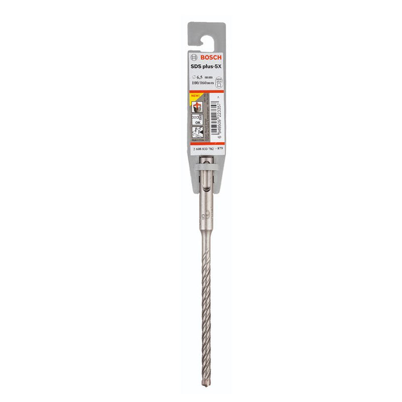 Mũi khoan bê tông 4 cạnh SDS PLUS-5X Bosch, đường kính từ 5mm - 10mm, đuôi gài