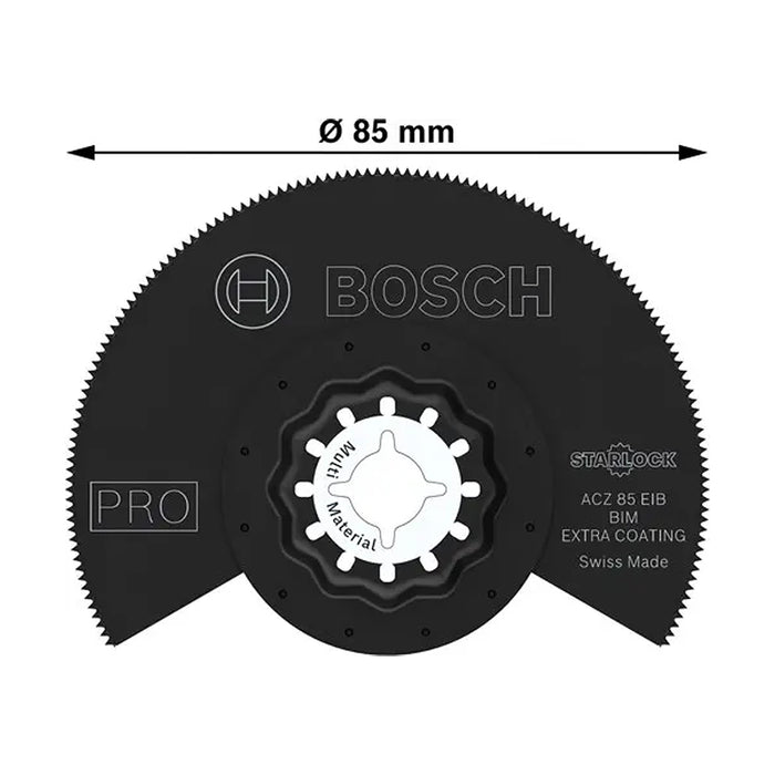 Lưỡi cắt rung Bosch ACZ 85 EIB dùng cho kim loại và gỗ, bề rộng lưỡi 85mm, chuẩn Starlock (mã số 2608669086)