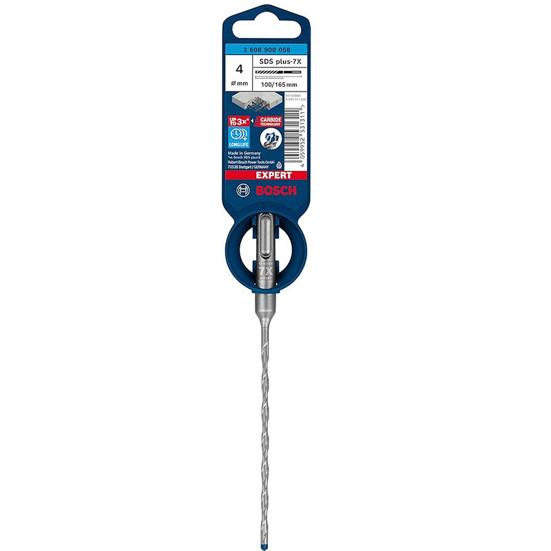 Mũi khoan bê tông SDS Plus-7X Bosch đường kính mũi từ 3.5mm - 7mm, đuôi gài