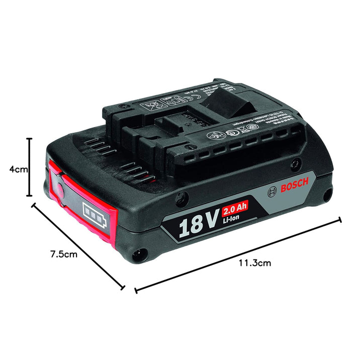 Pin Bosch GBA 18V dung lượng 2.0Ah - 1600A001CG