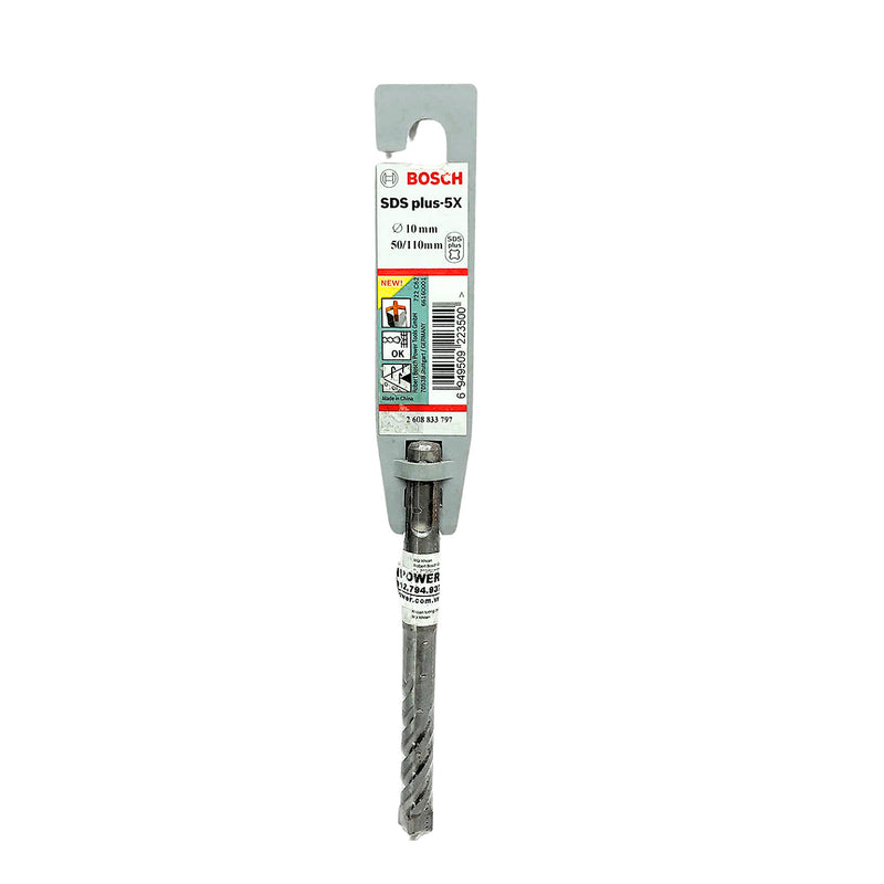 Mũi khoan bê tông 4 cạnh SDS PLUS-5X Bosch, đường kính từ 5mm - 10mm, đuôi gài