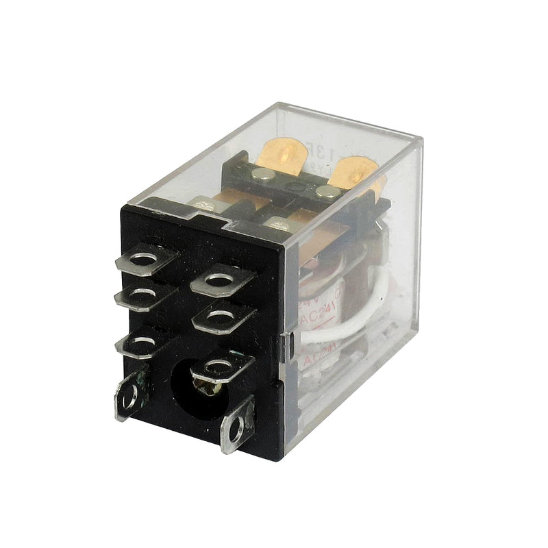 Relay kiếng chân dẹp lớn Chint JQX-13F Series, Tải danh định 10A. Dãi điện áp cuộn coil từ 6V~380V AC/DC. Kiểu ghim chân đế, Tiêu chuẩn CE, UL