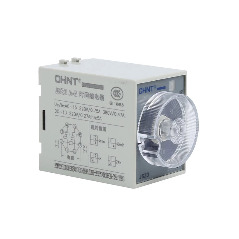 Timer hẹn giờ Chint JSZ3A loại ON DELAY. Tiêu chuẩn quốc tế