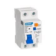 Cầu dao chống giật 1P+N kết hợp với bảo vệ quá tải, ngắn mạch Chint NXBLE-63Y, tải định mức từ 6A ~ 63A, dòng cắt 4.5kA, dòng rò từ 10mA ~ 30mA 