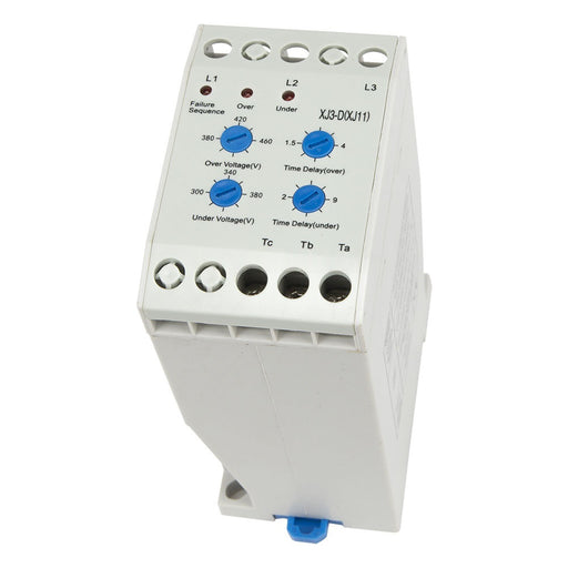 Rờ le bảo vệ quá/thấp áp, mất pha và mất thứ tự pha Chint XJ3-D 