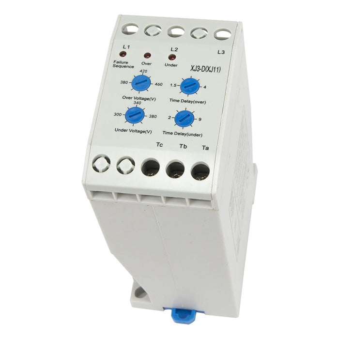 Rờ le bảo vệ quá/thấp áp, mất pha và mất thứ tự pha Chint XJ3-D 