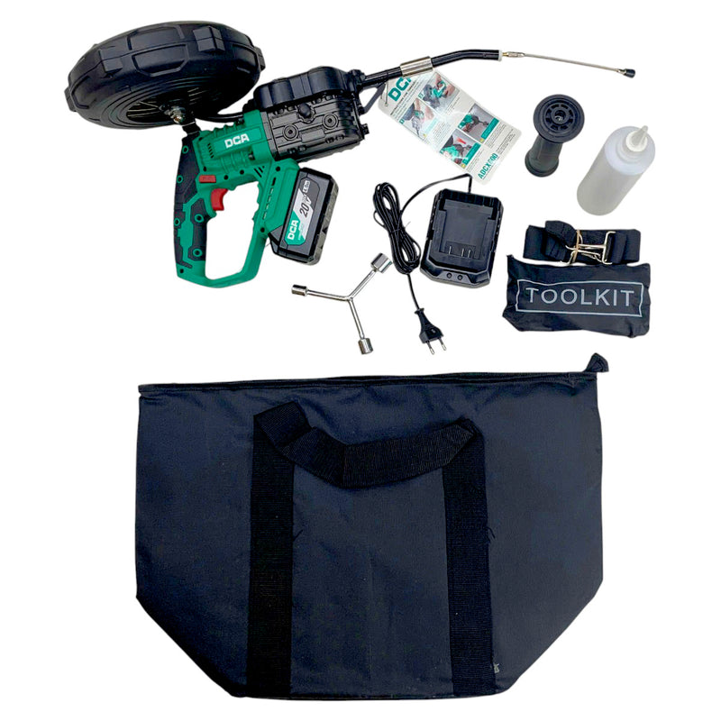 Máy luồn dây cáp Pin 20V Max DCA ADXC600, động cơ không chổi than, lực kéo 600N