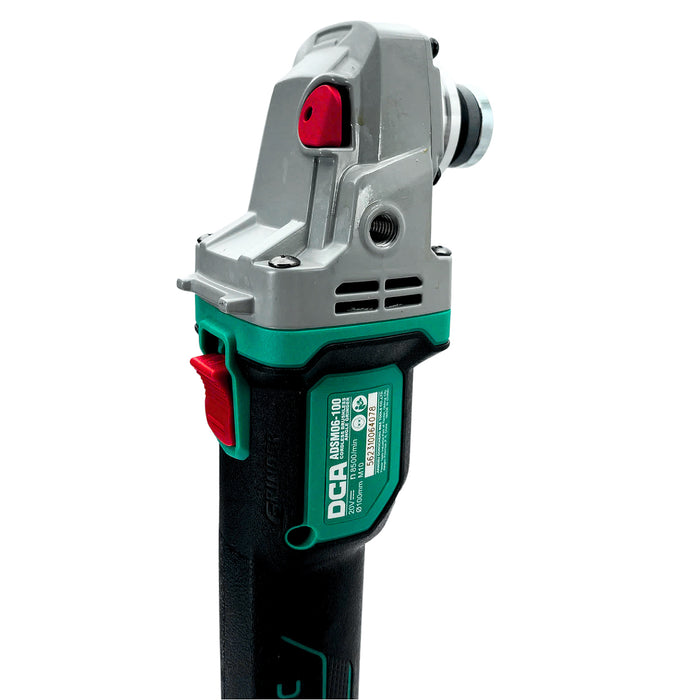 Máy mài góc Pin 20V Max DCA ADSM06-100, đường kính lưỡi 100mm, động cơ không chổi than