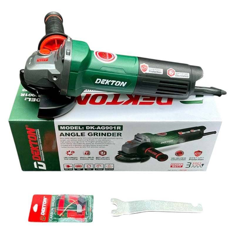 Máy mài góc Dekton DK-AG901R đường kính lưỡi 100mm công tắc đuôi, công suất 900W