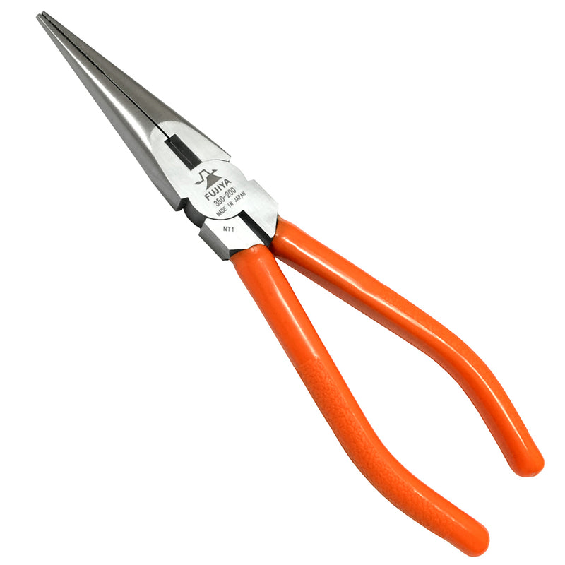 Kìm nhọn mũi dài Fujiya 350-125/150/200 Series. kích thước từ 125mm - 200mm. Tiêu chuẩn RoHS