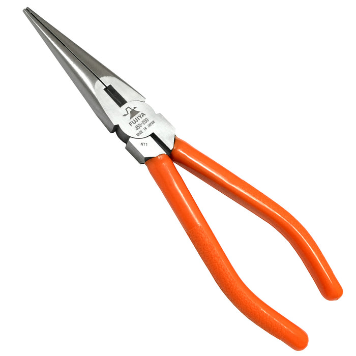 Kìm nhọn mũi dài Fujiya 350-125/150/200 Series. kích thước từ 125mm - 200mm. Tiêu chuẩn RoHS