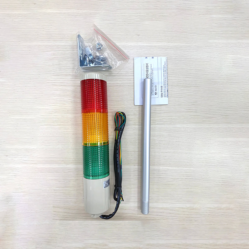 Đèn báo nhiều tầng dạng tháp Ø55mm Hanyoung Nux HY-TN Series, kiểu đèn sáng liên tục (Không còi báo, không nhấp nháy). Tiêu chẩn CE, RoHs, (IPX0 - dùng trong nhà)