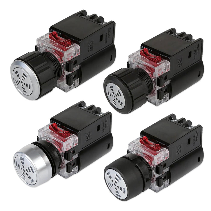 Còi báo lắp tủ điện Hanyoung Nux MRB series, dòng cao cấp. Tiêu chuẩn CE