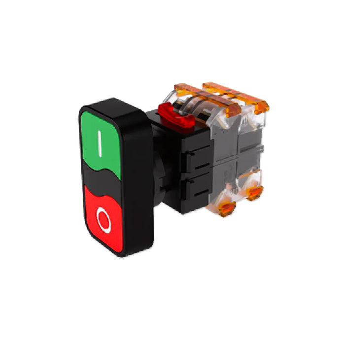 Công tắc nhấn ON/OFF tích hợp đèn báo Hanyoung Nux MRX-WM2 Series, lỗ khoét Ø22mm. Chuẩn CE