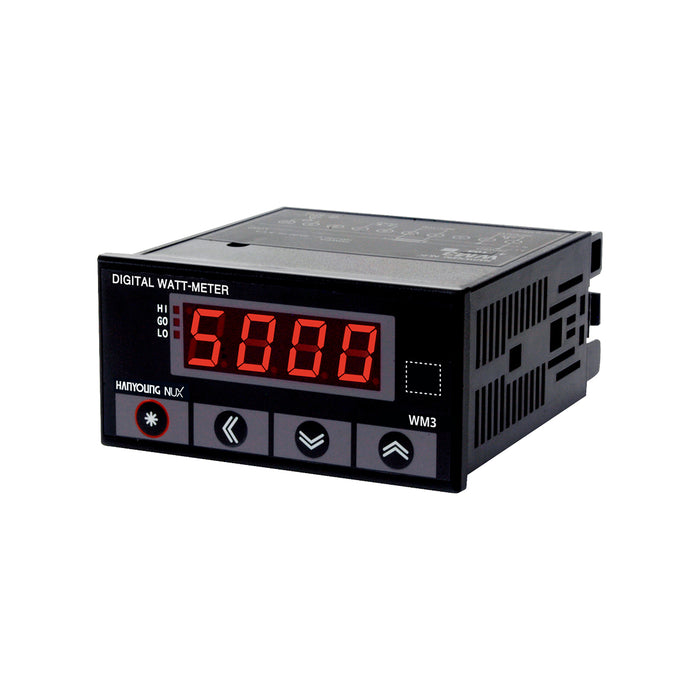 Đồng hồ đo công suất Hanyoung Nux WM3 series, true RMS, điện 1 pha, 220V AC, kích thước 96mm x 48mm, Tiêu chuẩn CE