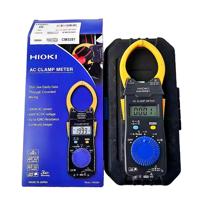 Ampe kìm đo AC Hioki CM3281 dải đo từ 42A - 2000A