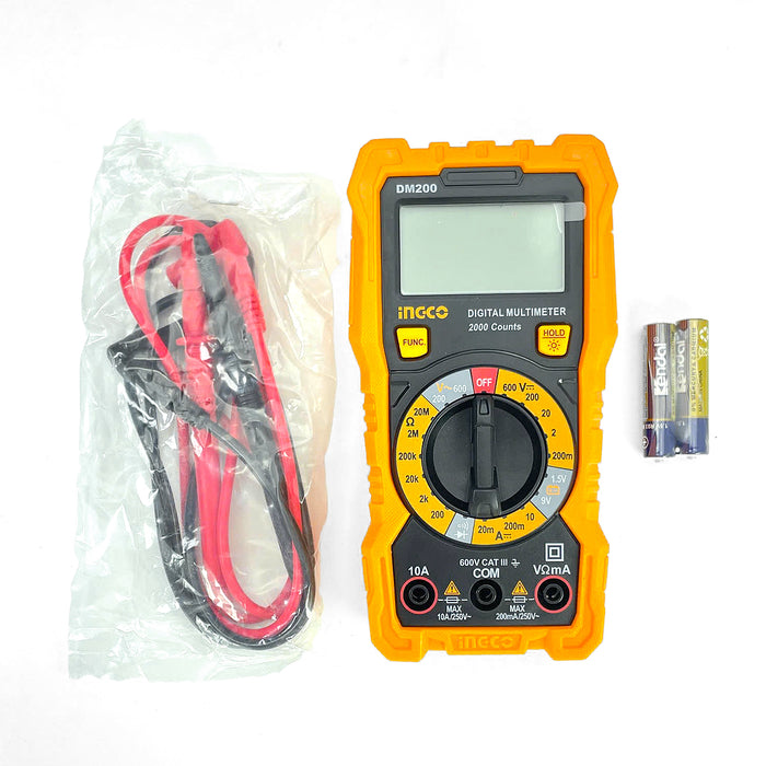 Đồng hồ đo điện vạn năng INGCO DM200