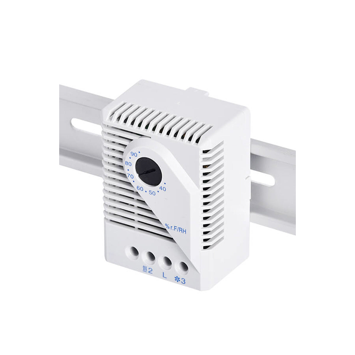 Bộ điều khiển nhiệt, độ ẩm và chống đọng sương dùng cho quạt và tủ điện Janfa MFR012