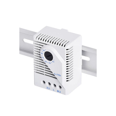 Bộ điều khiển nhiệt, độ ẩm và chống đọng sương dùng cho quạt và tủ điện Janfa MFR012