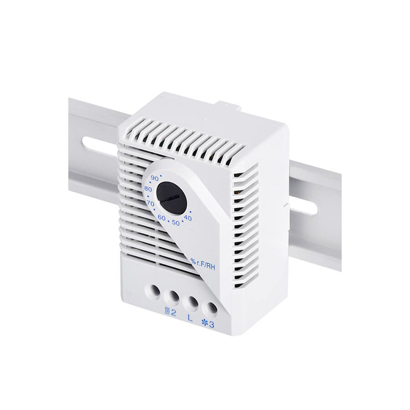 Bộ điều khiển nhiệt, độ ẩm và chống đọng sương dùng cho quạt và tủ điện Janfa MFR012