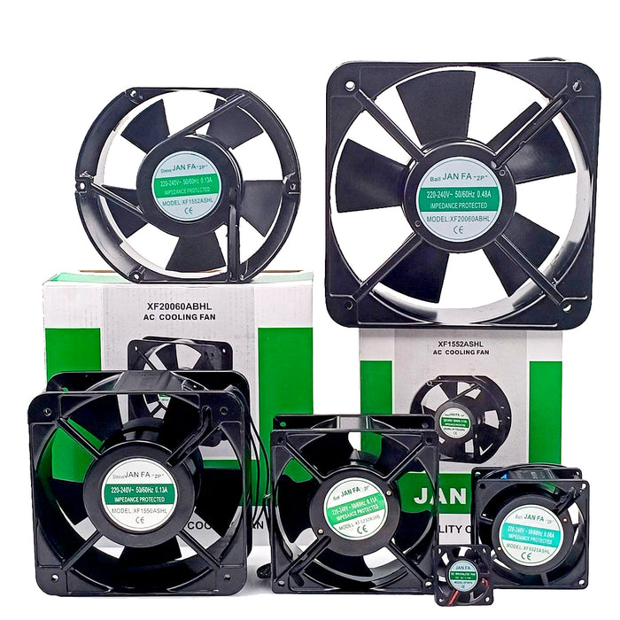 Quạt tản nhiệt điện áp 220V ~ 240V Janfa, coild đồng