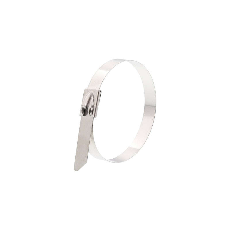 Dây rút Inox 316 KST cao cấp, không bọc nhựa (Uncoated), loại bi gài (Ball-lock), bản size S rộng 4.5mm, dài từ 125mm - 1050mm
