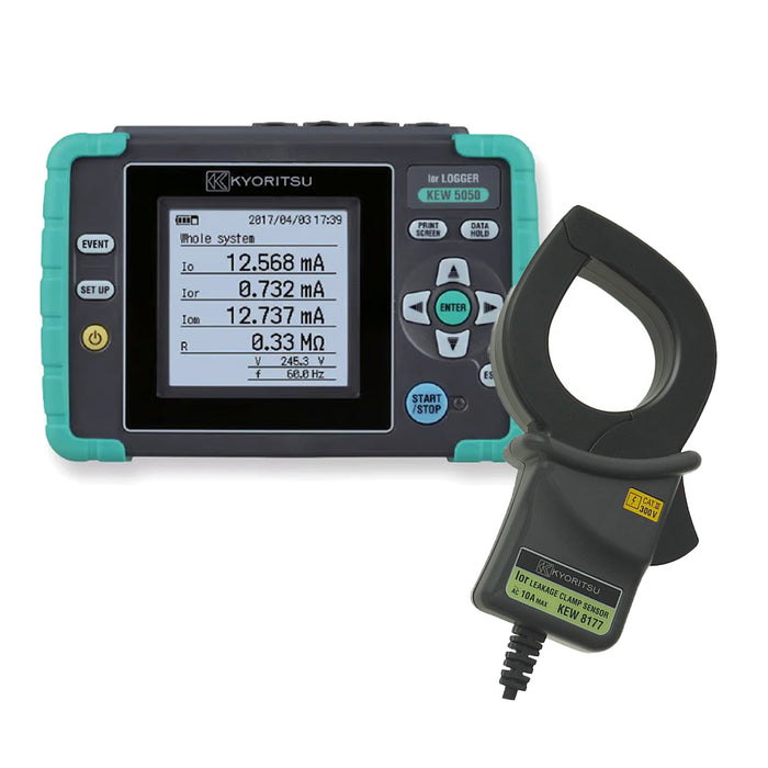 Thiết bị ghi dữ liệu dòng rò Kyoritsu True RMS, có cổng USB