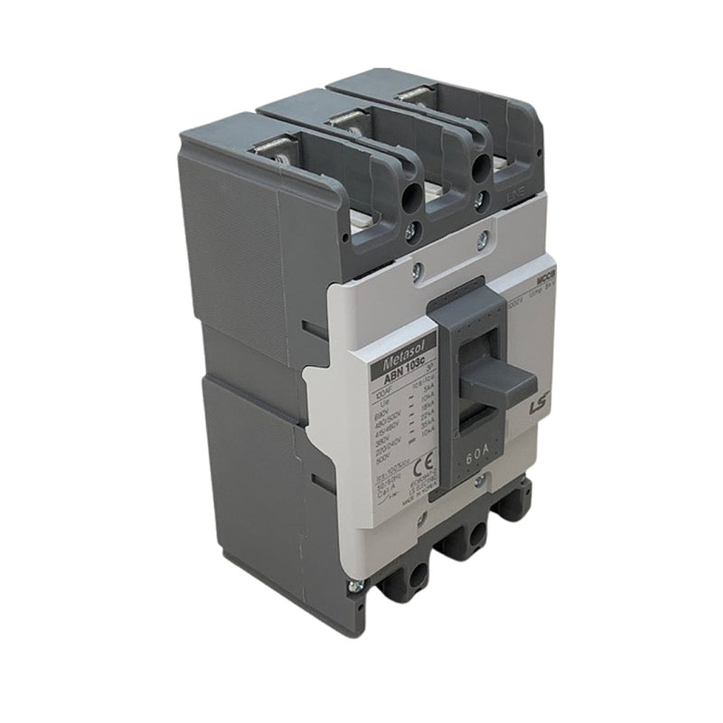 Cầu dao tự động MCCB 3P LS, tải danh định từ 5A ~ 1600A, dòng cắt từ 14kA - 75kA