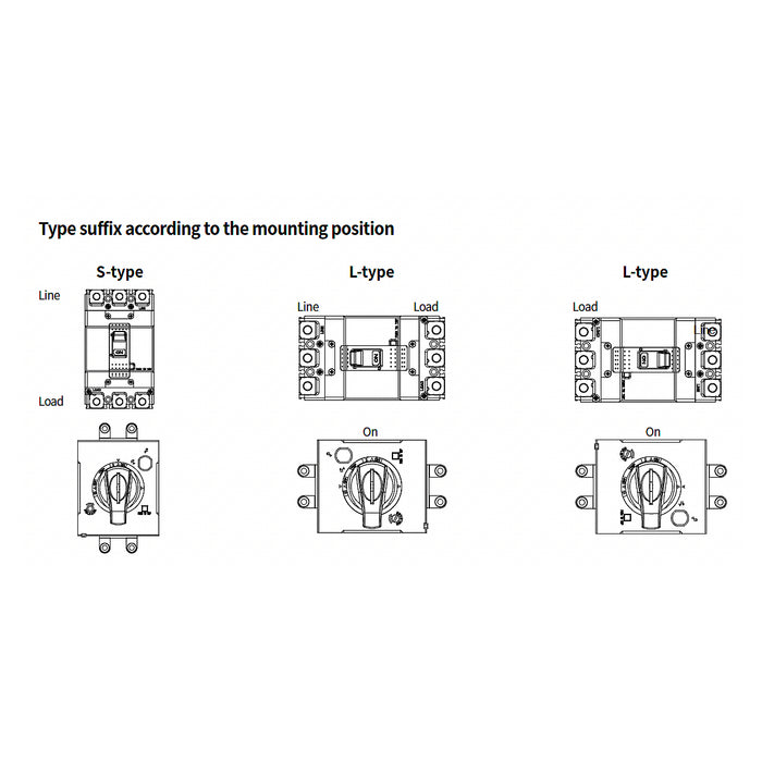 Tay xoay gắn trực tiếp DH dùng cho MCCB và ELCB LS