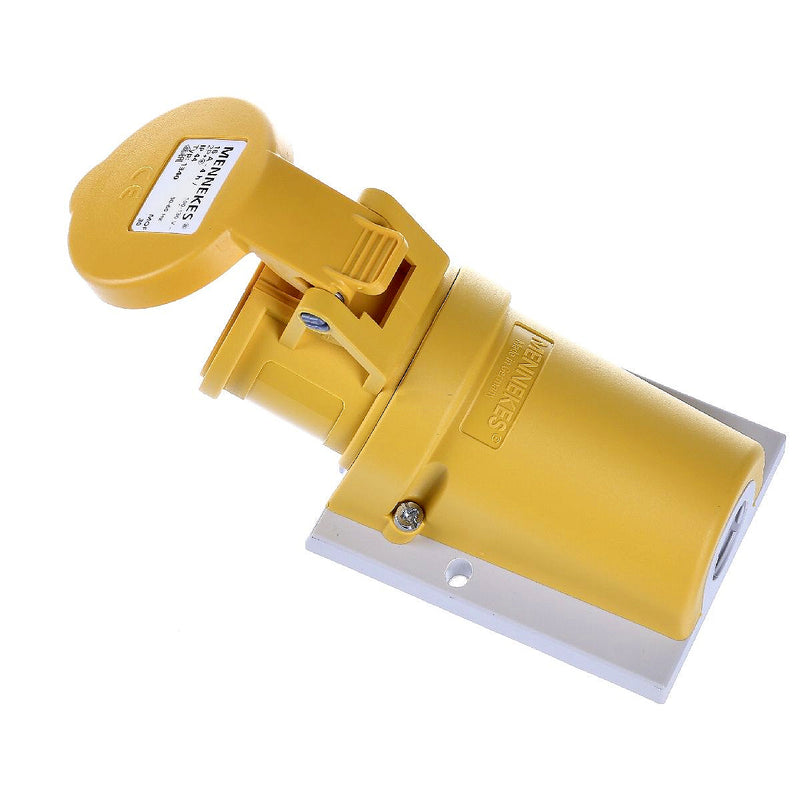 Ổ cắm công nghiệp MENNEKES gắn tường 16A~32A – Công nghệ TwinCONTACT đấu nối lò xo không vít (IP44) | Wall Mounted Receptacle, External Fixing (MB 463)