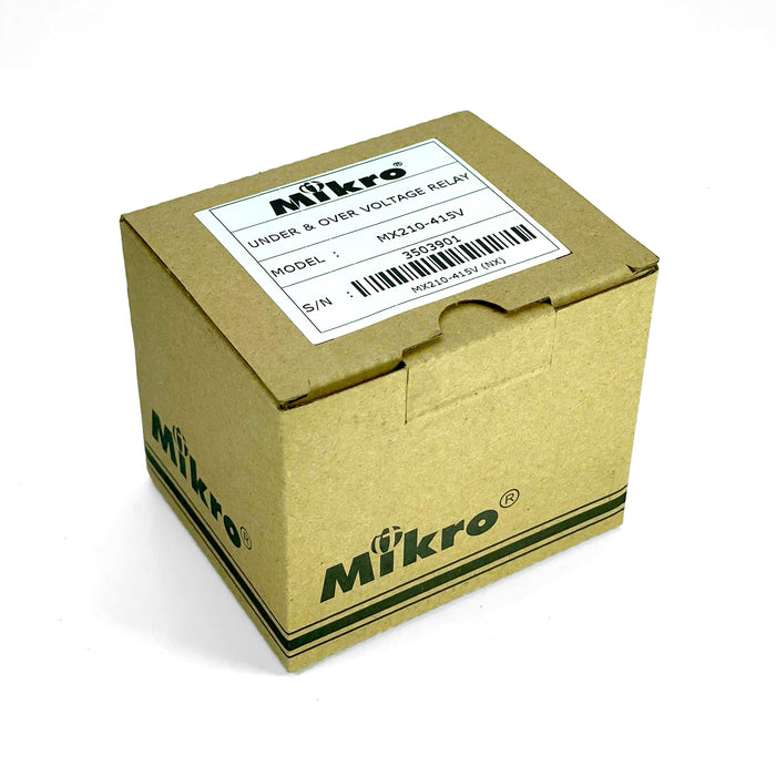Relay Mikro MX-210 bảo vệ mất pha, ngược pha, quá áp, thấp áp và mất dây trung tính gắn trên thanh ray