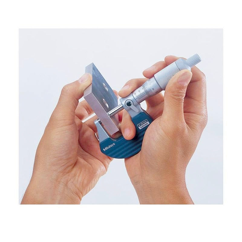 Panme đo ngoài cơ bản Mitutoyo Series 102 - Ratchet Thimble Micrometer. Dòng cải tiến với bánh cóc trên ống xoay