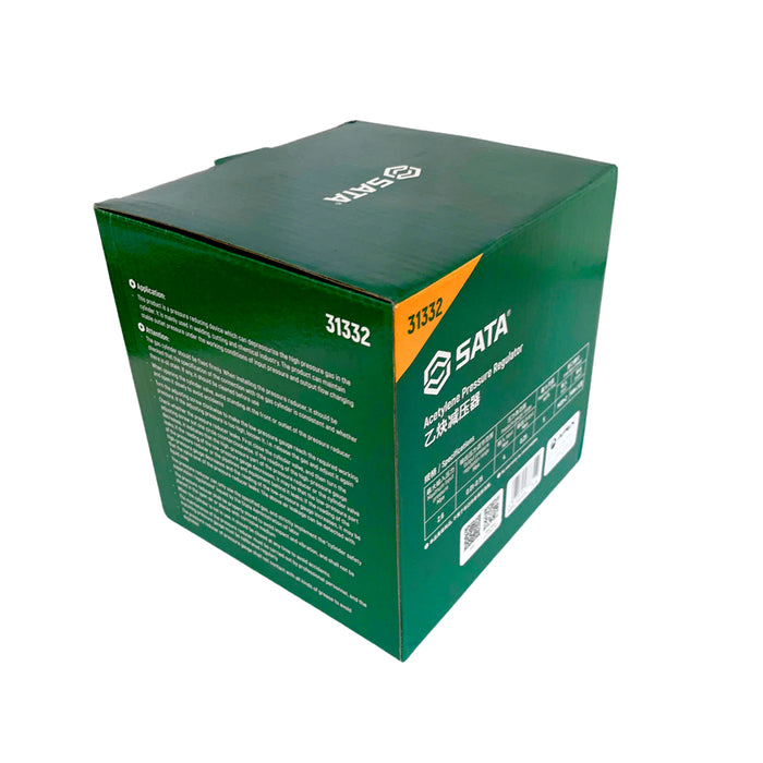 Đồng hồ điều áp khí Acetylen ren ngoài SATA 31332