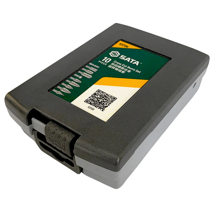 Bộ mũi doa kim loại, loại X 10 chi tiết SATA 53706