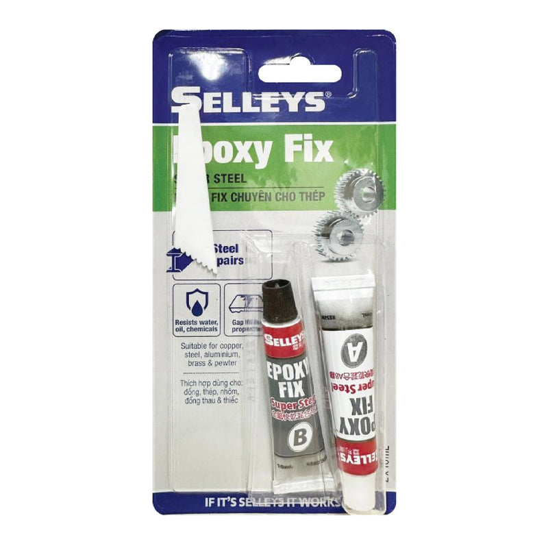 Keo AB 2 thành phần Selleys (Epoxy Fix Super Steel)